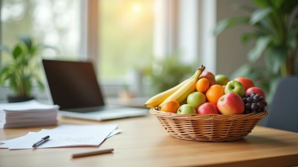 Comment améliorer la qualité de vie au travail avec une livraison de corbeille de fruits